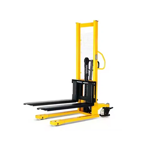 Kan en manuell staplare användas för att lyfta föremål med låg tyngdpunkt?